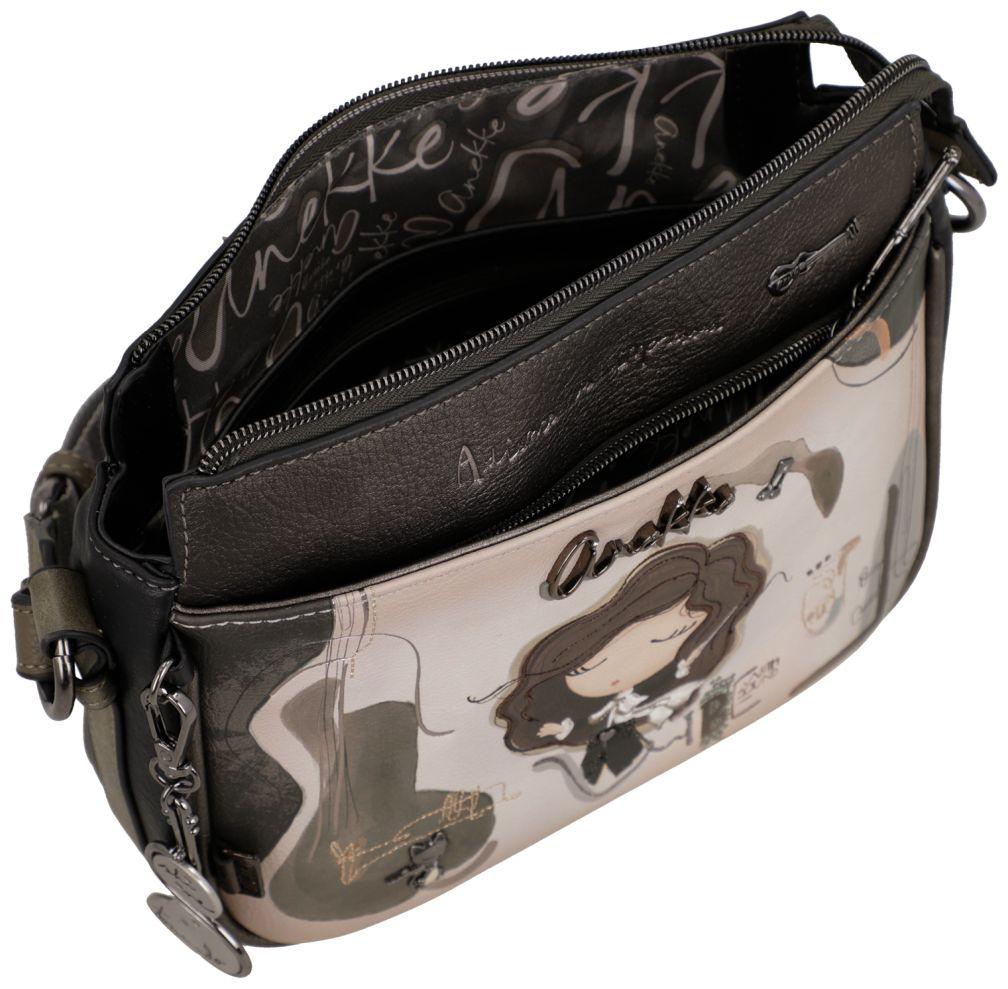 Anekke Orchestra Crossovertasche Portrait - Beige