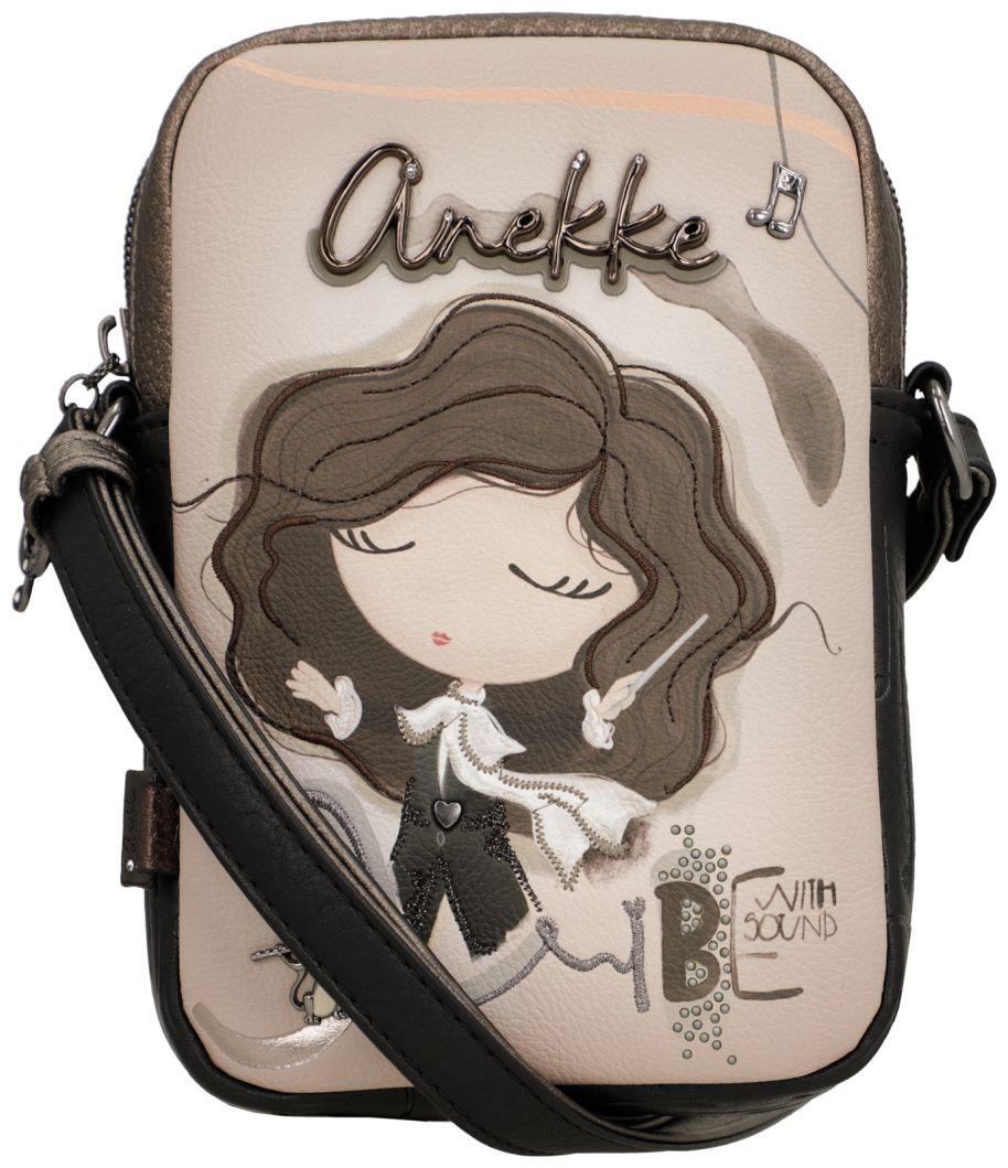Anekke Orchestra Crossovertasche Portrait - Beige