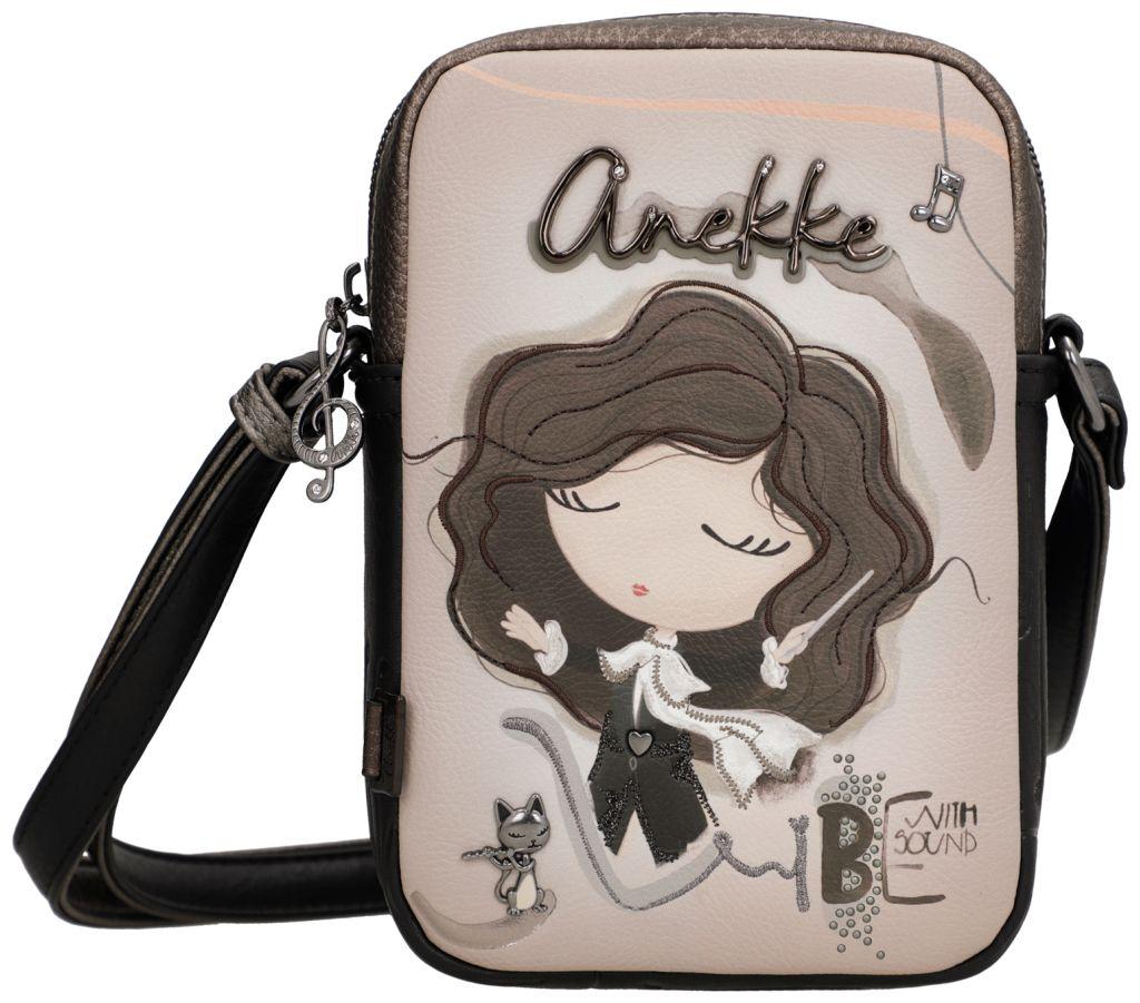 Anekke Orchestra Crossovertasche Portrait - Beige