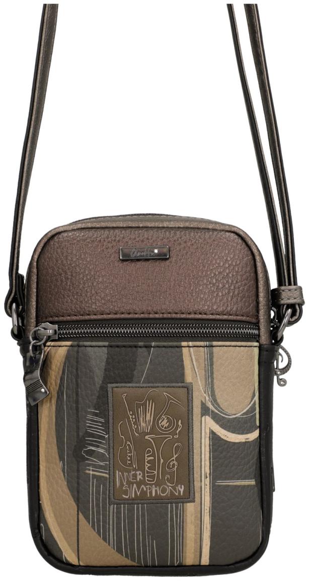 Anekke Orchestra Crossovertasche Portrait - Beige