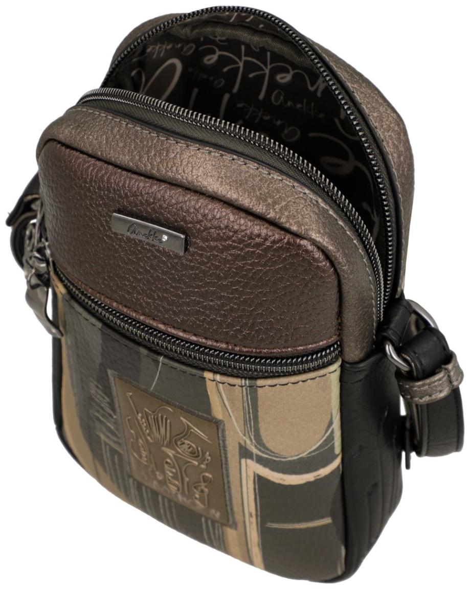 Anekke Orchestra Crossovertasche Portrait - Beige