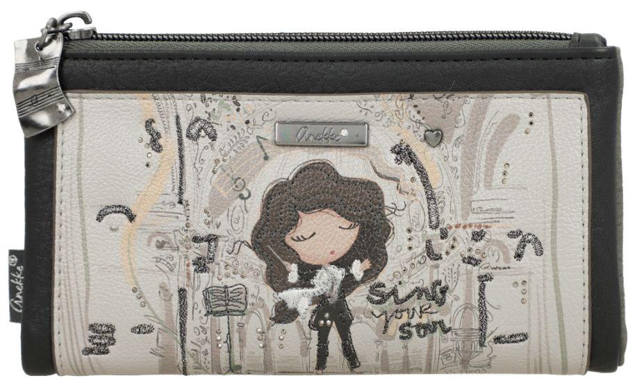 Anekke Orchestra Geldtasche Portrait - Silber