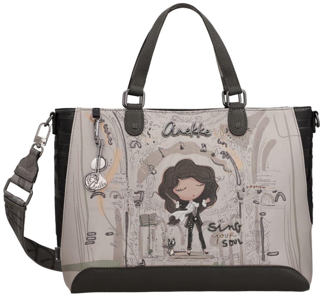 Anekke Orchestra Henkeltasche Portrait - Silber