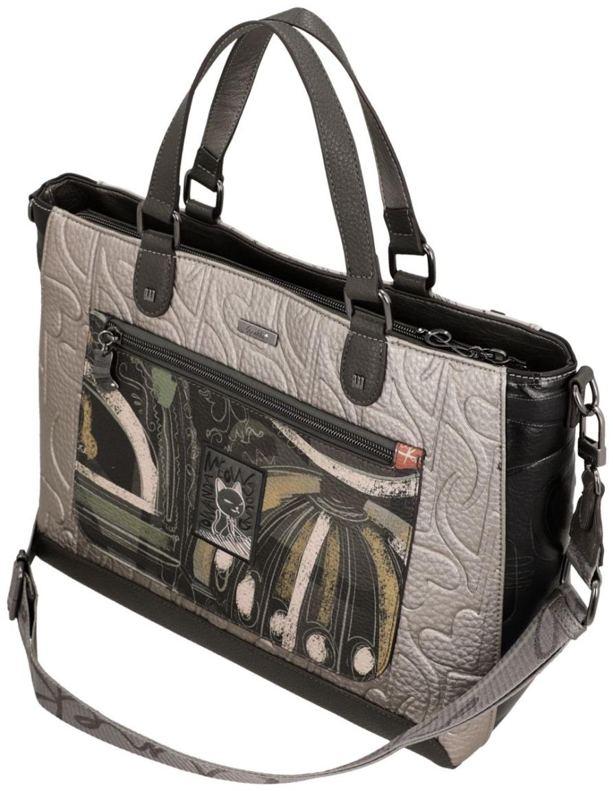 Anekke Orchestra Henkeltasche Portrait - Silber