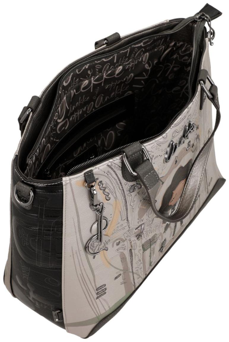 Anekke Orchestra Henkeltasche Portrait - Silber