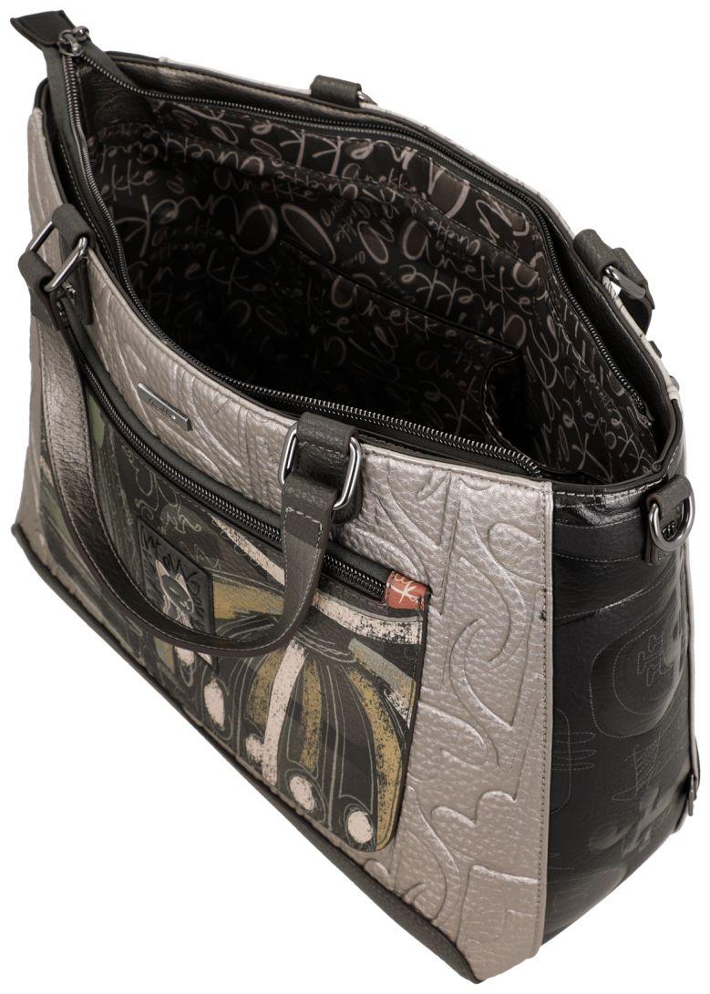 Anekke Orchestra Henkeltasche Portrait - Silber