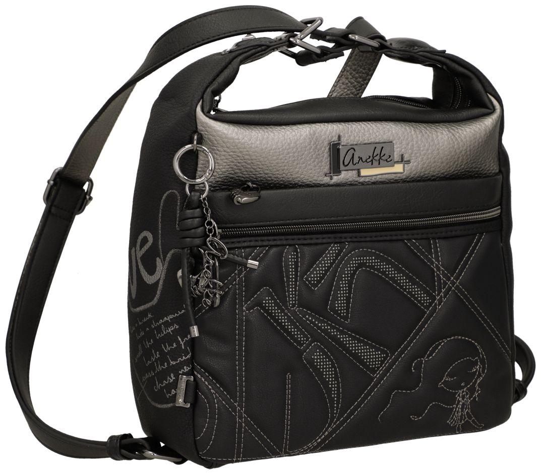 Anekke Orchestra Iron 2-in-1-Rucksacktasche - Schwarz
