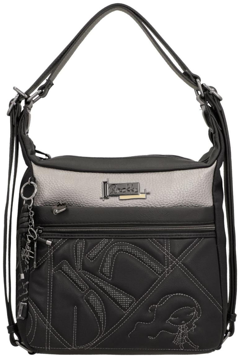 Anekke Orchestra Iron 2-in-1-Rucksacktasche - Schwarz