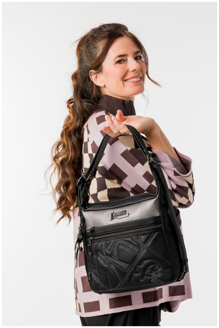 Anekke Orchestra Iron 2-in-1-Rucksacktasche - Schwarz