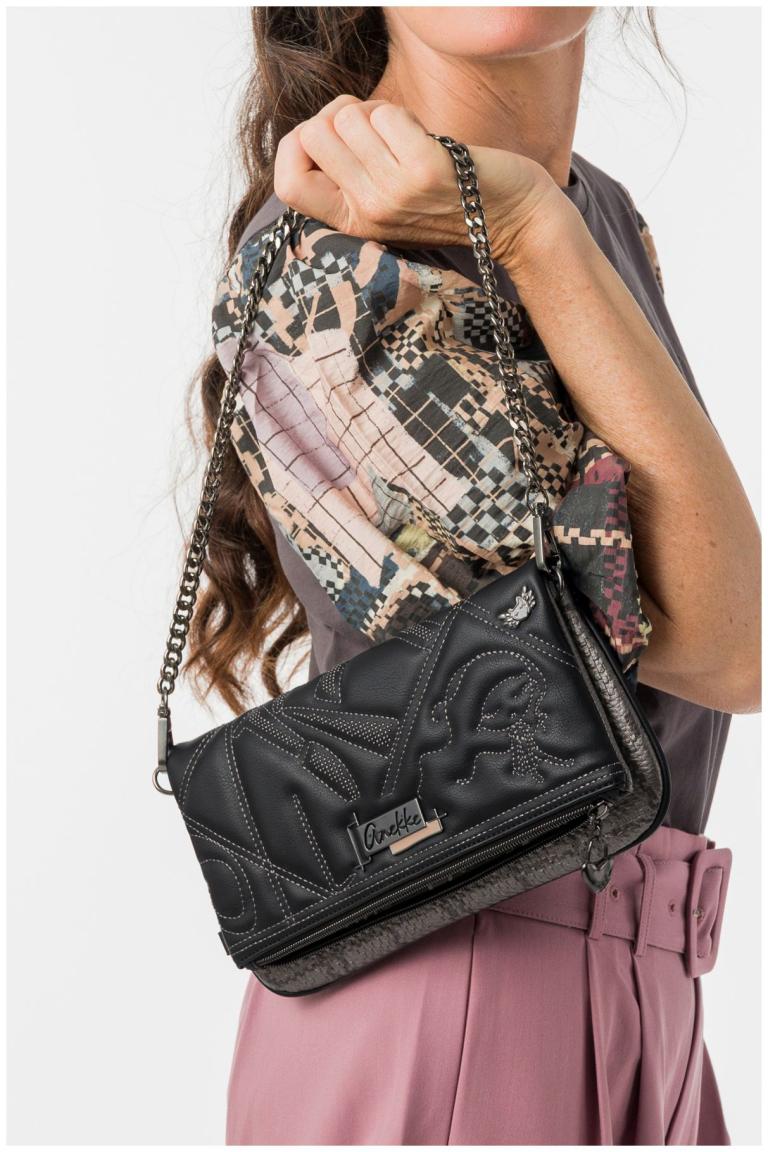 Anekke Orchestra Iron Abendtasche Stickerei - Schwarz