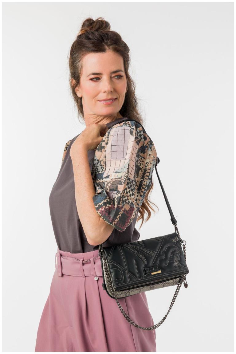 Anekke Orchestra Iron Abendtasche Stickerei - Schwarz