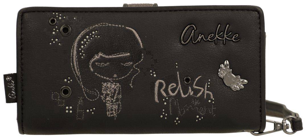 Anekke Orchestra Iron Brieftasche Stickerei - Schwarz