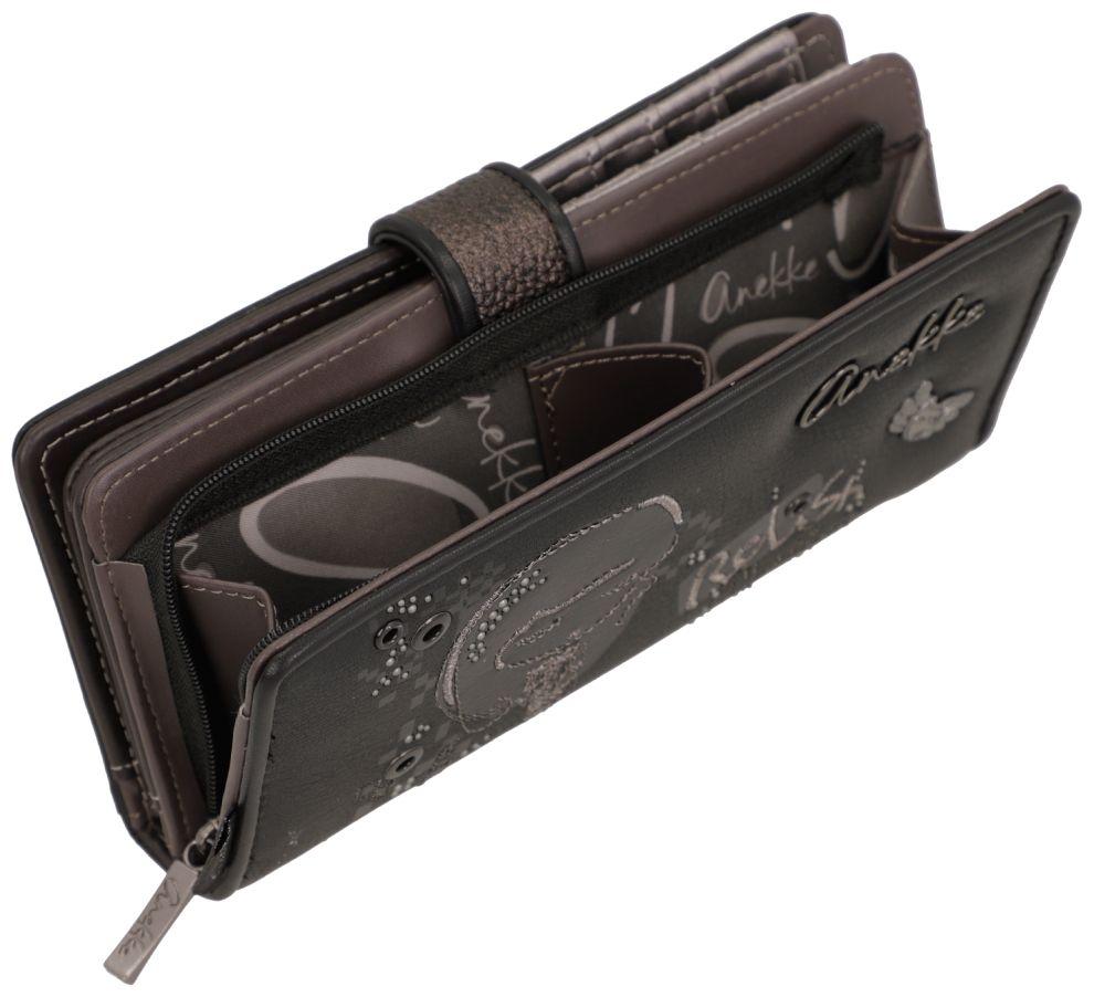 Anekke Orchestra Iron Brieftasche Stickerei - Schwarz
