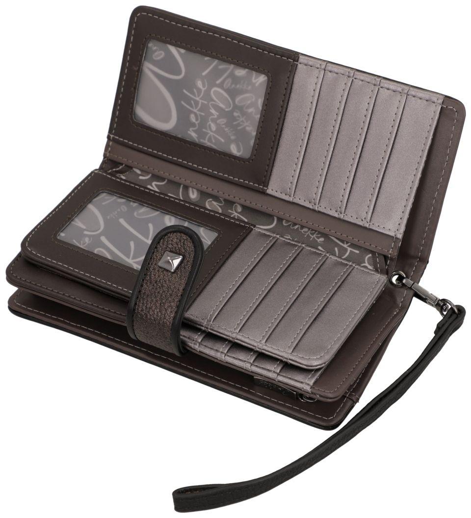Anekke Orchestra Iron Brieftasche Stickerei - Schwarz