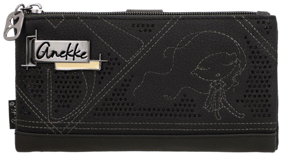 Anekke Orchestra Iron Brieftasche Strasssteine - Schwarz