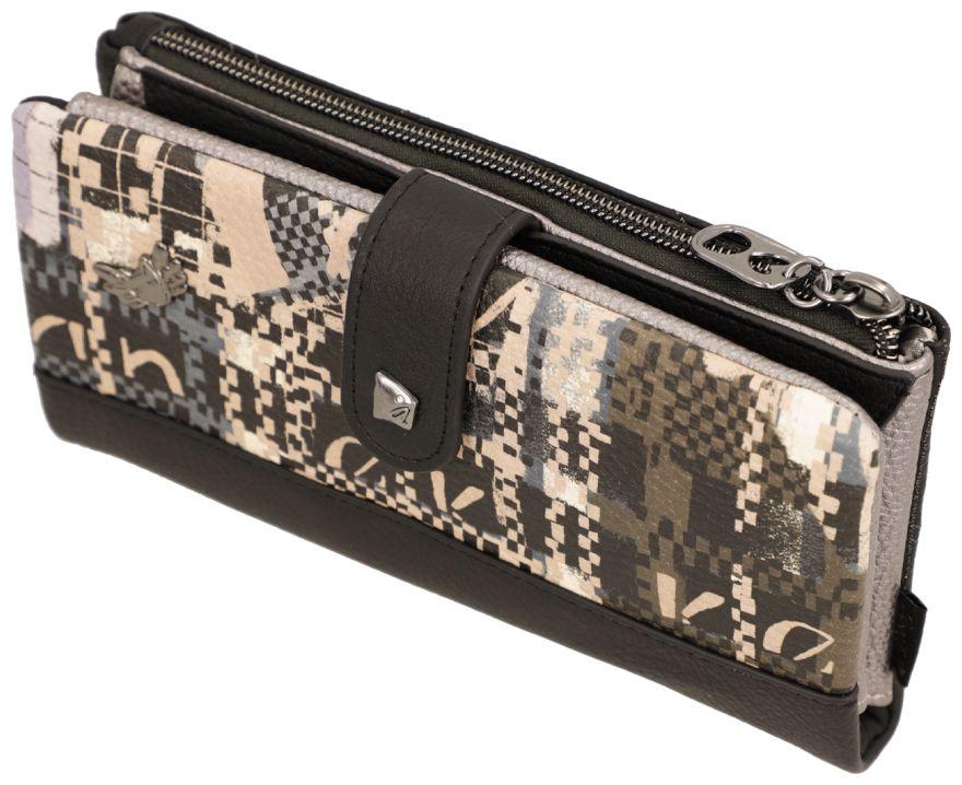 Anekke Orchestra Iron Brieftasche Strasssteine - Schwarz