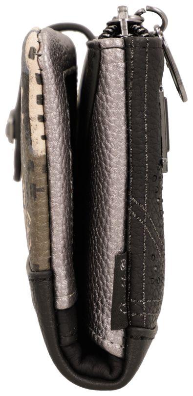 Anekke Orchestra Iron Brieftasche Strasssteine - Schwarz