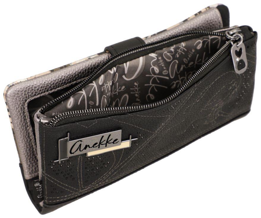 Anekke Orchestra Iron Brieftasche Strasssteine - Schwarz