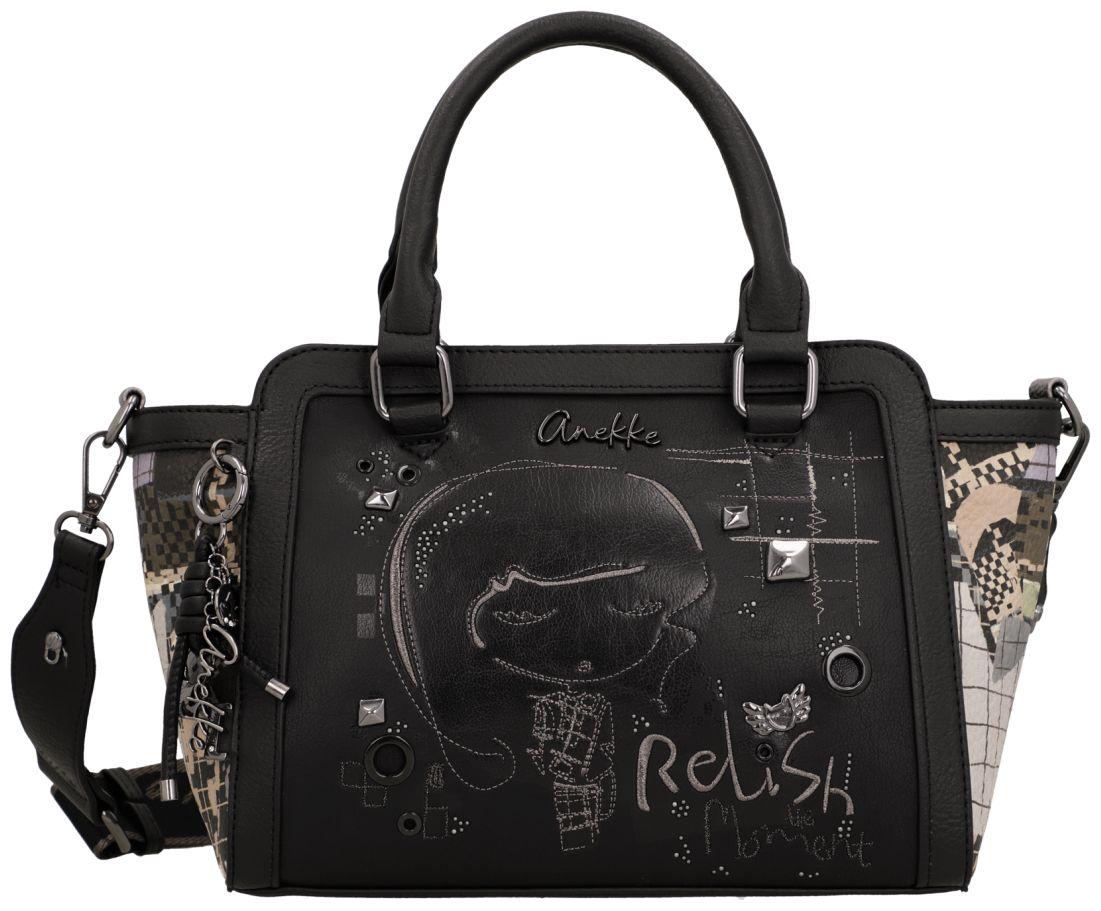 Anekke Orchestra Iron Kurzgrifftasche Stickerei - Schwarz