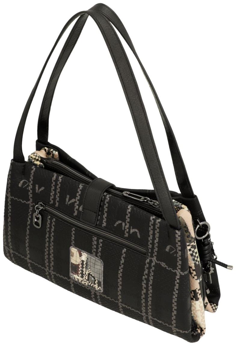 Anekke Orchestra Iron Schultertasche Glitzer - Schwarz
