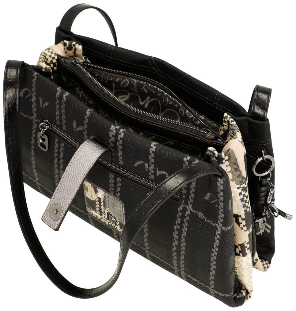 Anekke Orchestra Iron Schultertasche Glitzer - Schwarz