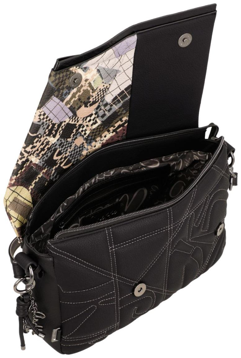 Anekke Orchestra Iron Überschlagtasche - Schwarz