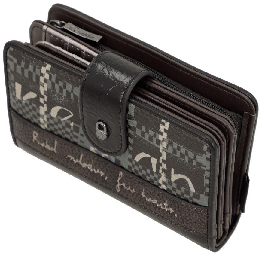 Anekke Orchestra Iron Wallet Ziernieten - Schwarz