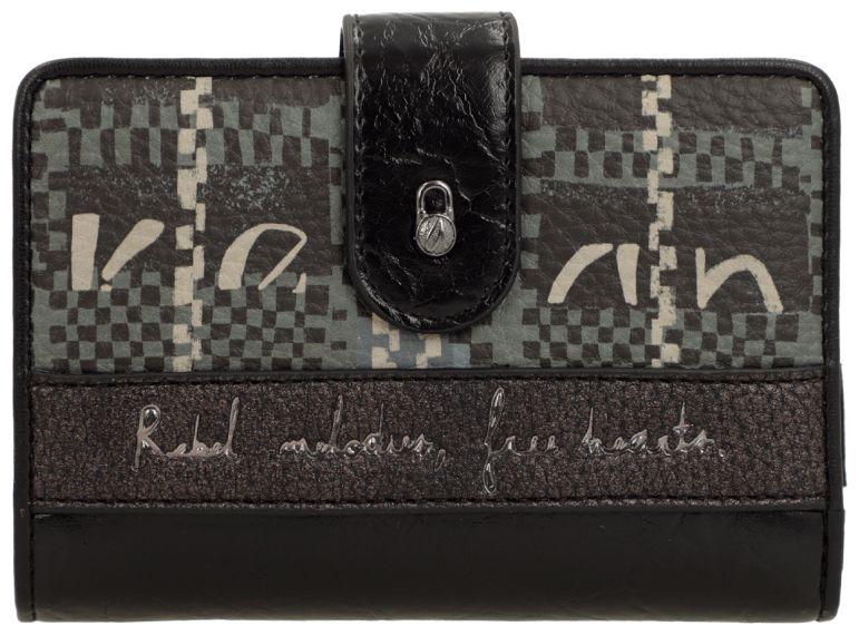 Anekke Orchestra Iron Wallet Ziernieten - Schwarz