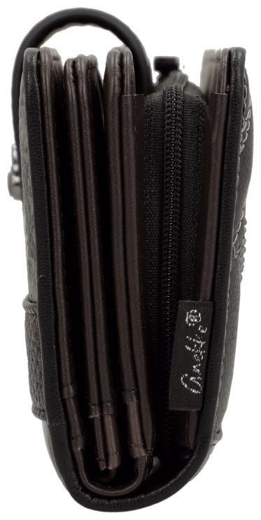 Anekke Orchestra Iron Wallet Ziernieten - Schwarz