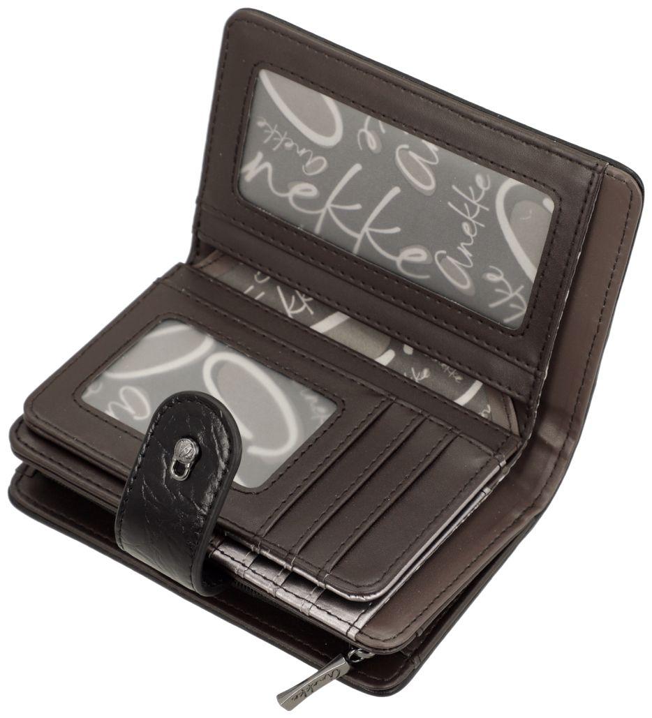 Anekke Orchestra Iron Wallet Ziernieten - Schwarz