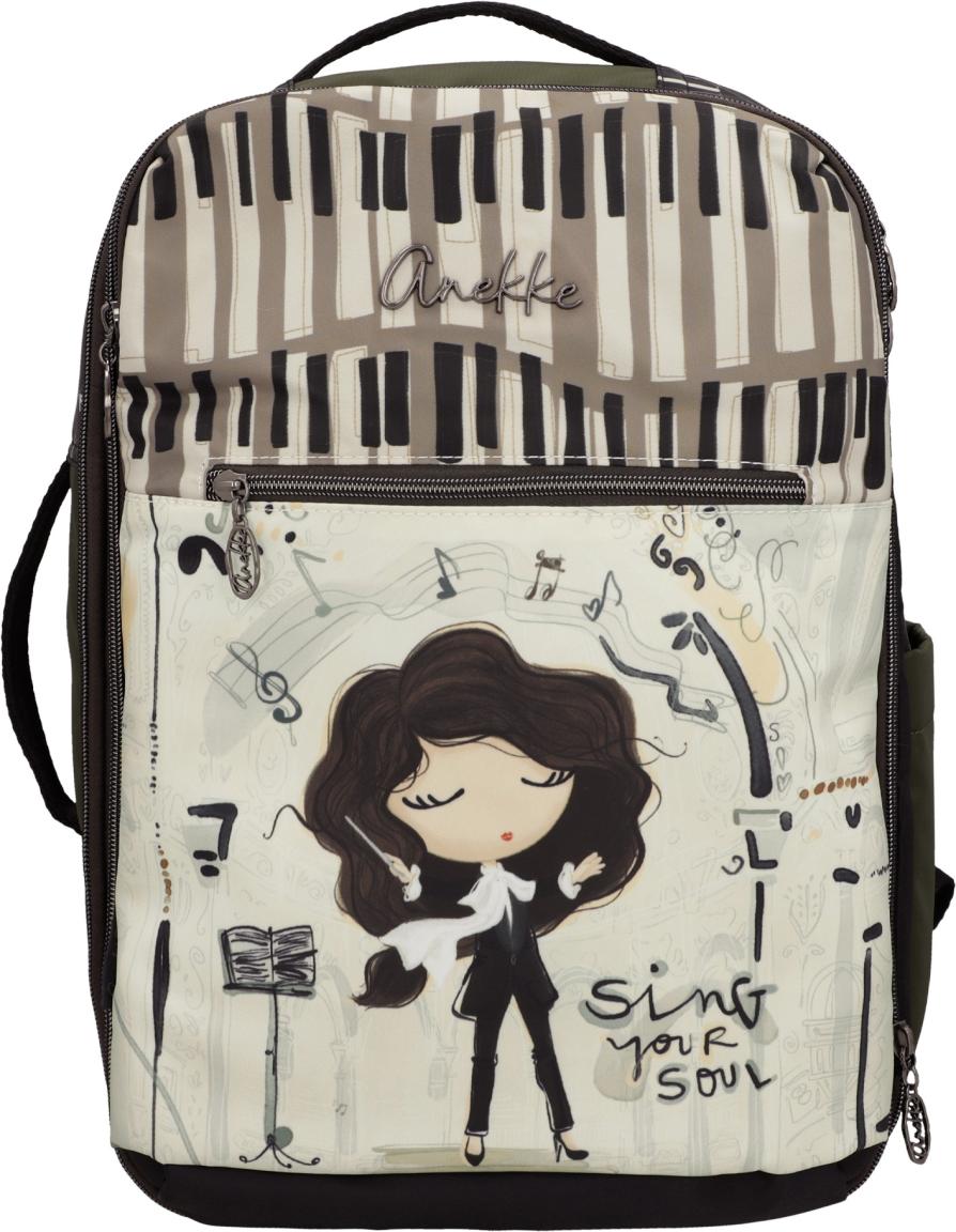 Anekke Orchestra Reiserucksack Portrait - Beige