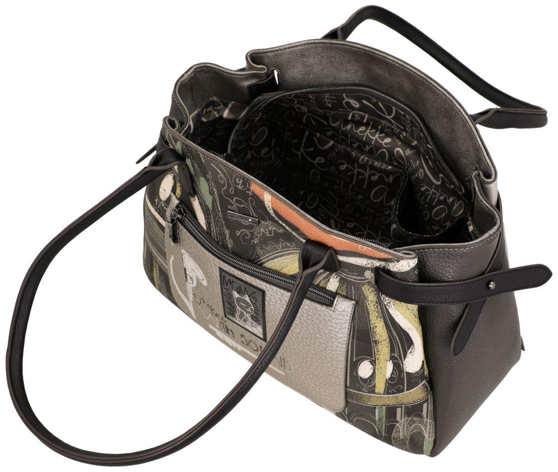 Anekke Orchestra Schultertasche Portrait - Silber