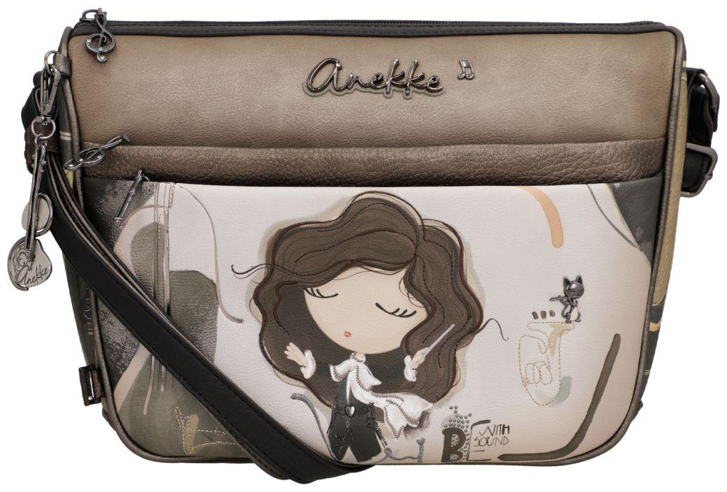 Anekke Orchestra Umhängetasche Portrait - Beige