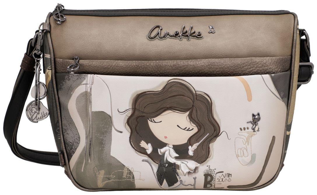 Anekke Orchestra Umhängetasche Portrait - Beige