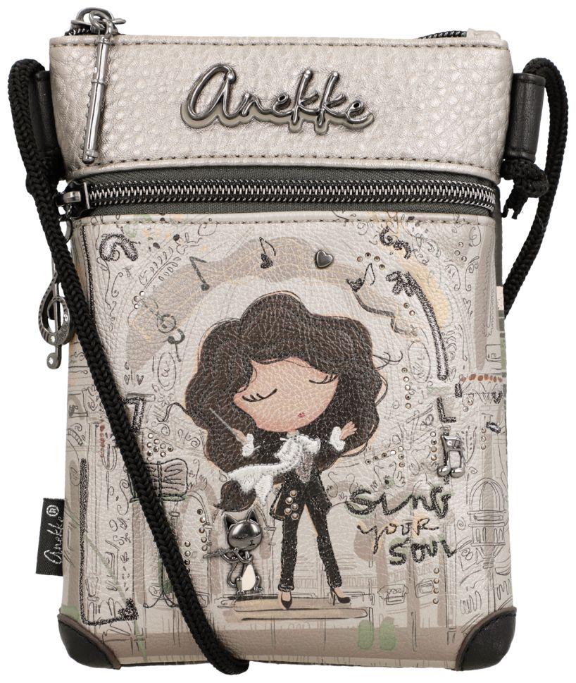 Anekke Orchestra Umhängetasche Portrait - Metallic
