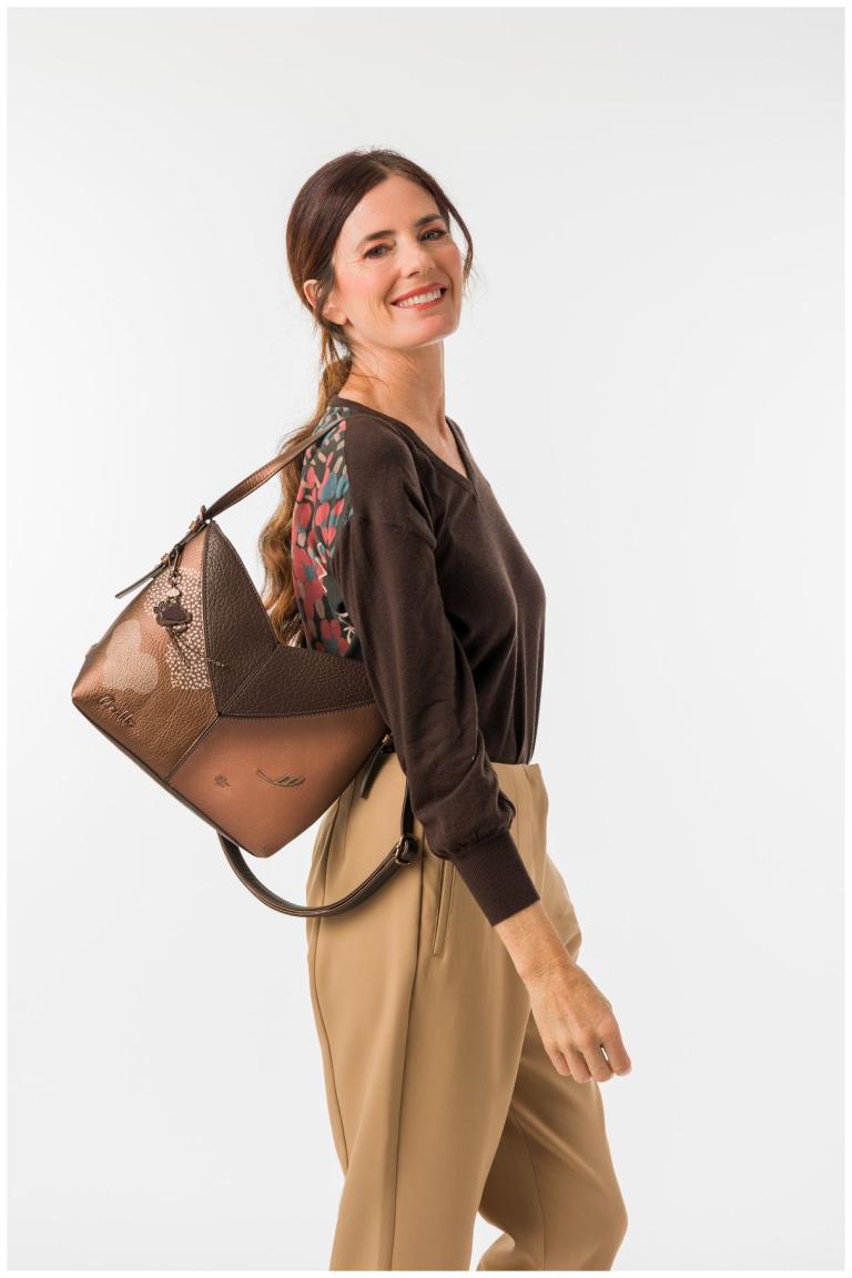 Anekke Orchestra Voyage Schultertasche Braun