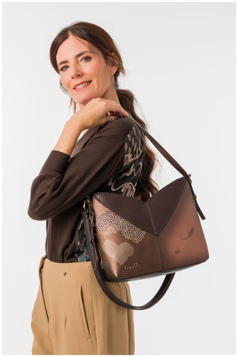 Anekke Orchestra Voyage Schultertasche Braun