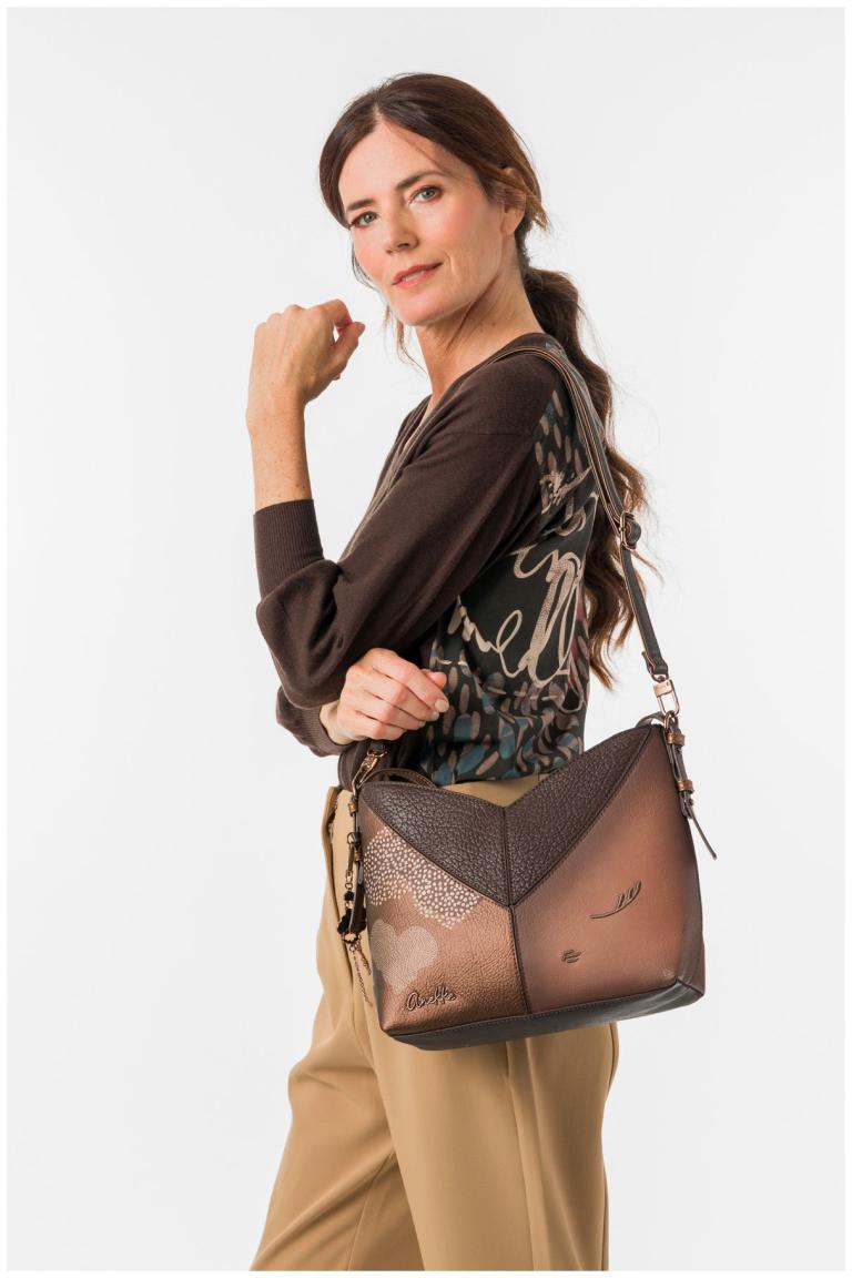 Anekke Orchestra Voyage Schultertasche Braun