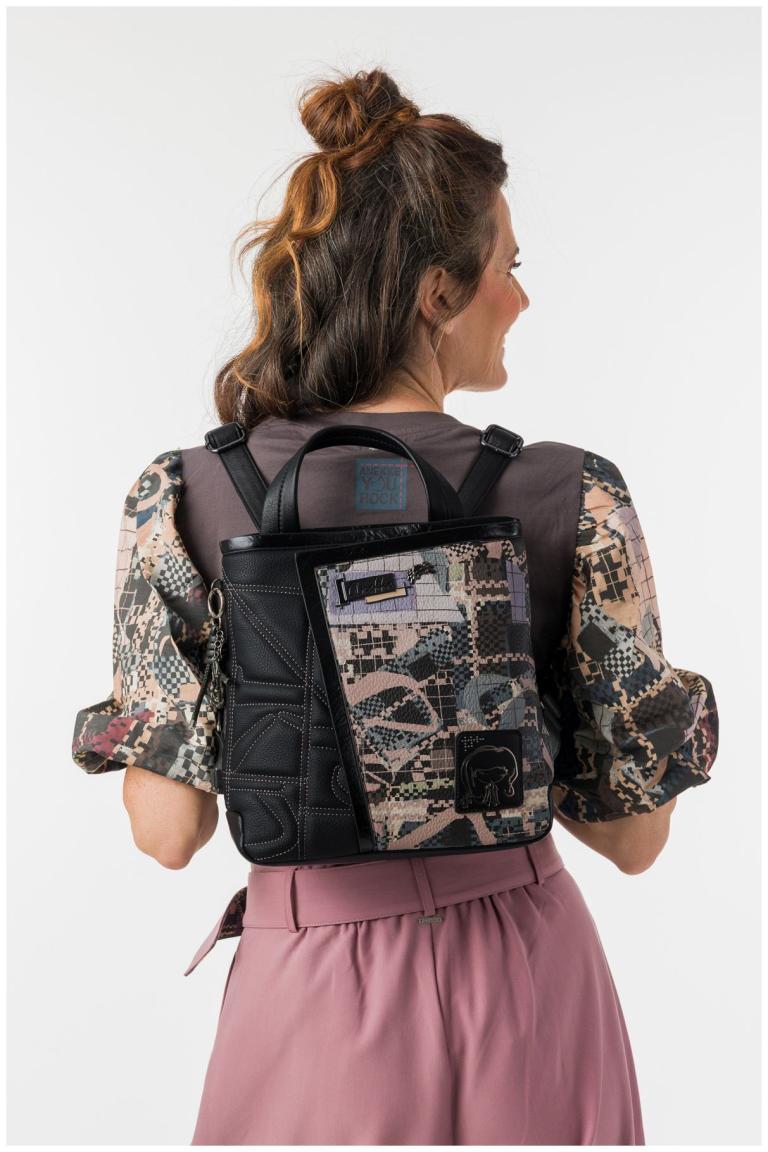 Anekke Orchstra Iron Rucksack bunt - Schwarz