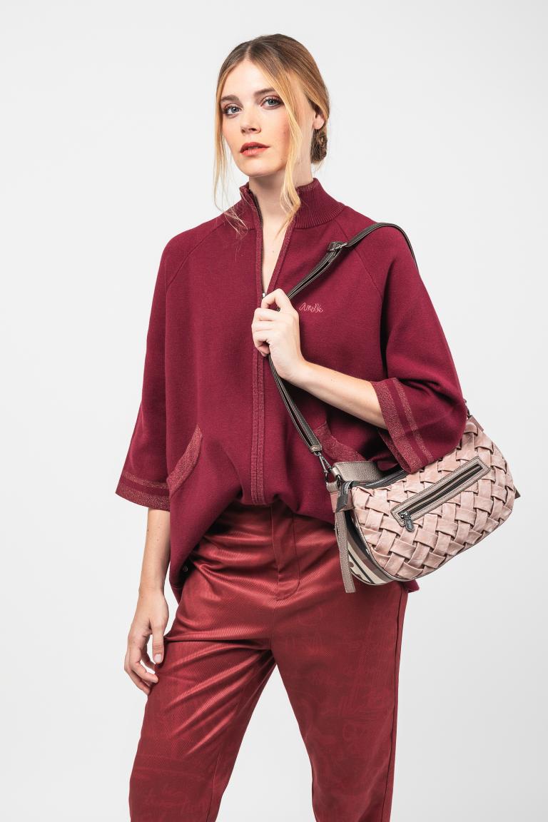 Anekke Schultertasche Mademoiselle Parisian Samt