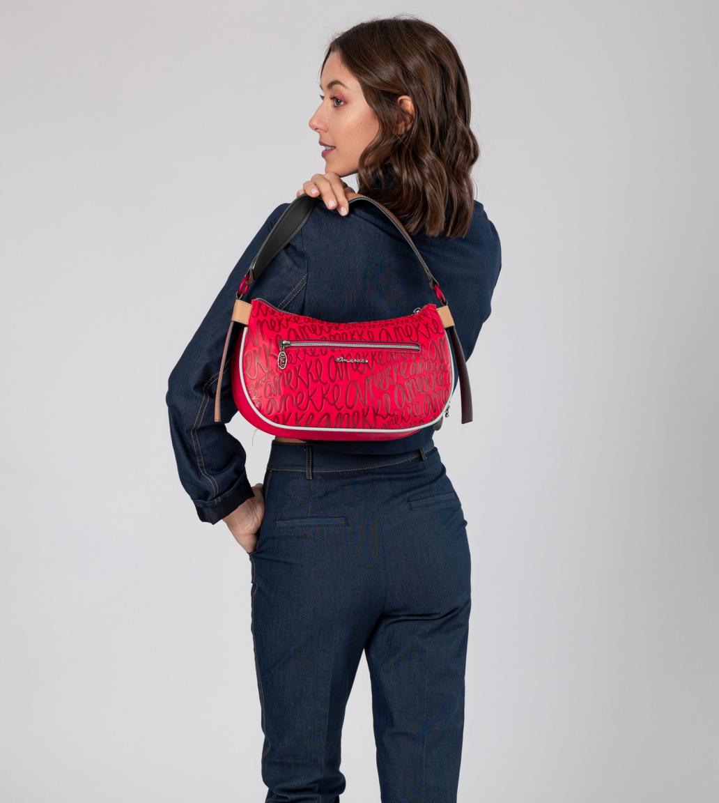 Anekke Schultertasche bunt Hollywood retro Prägung