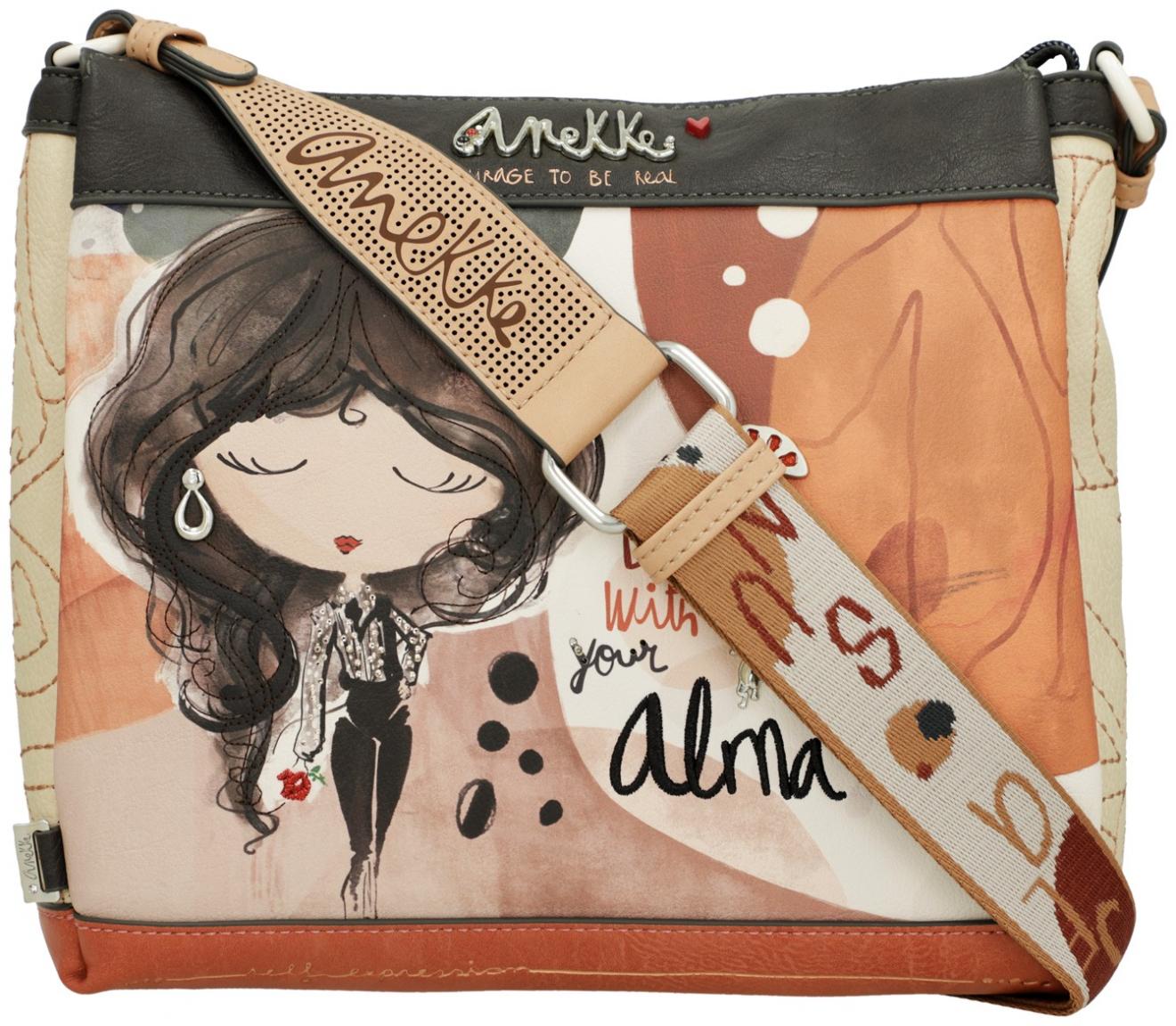 Anekke Schultertasche mit Farbprint Alma
