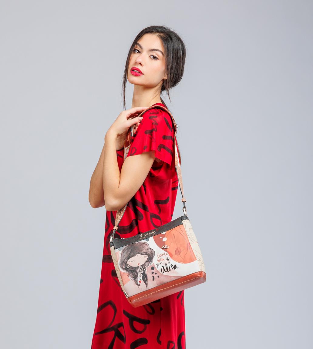 Anekke Schultertasche mit Farbprint Alma