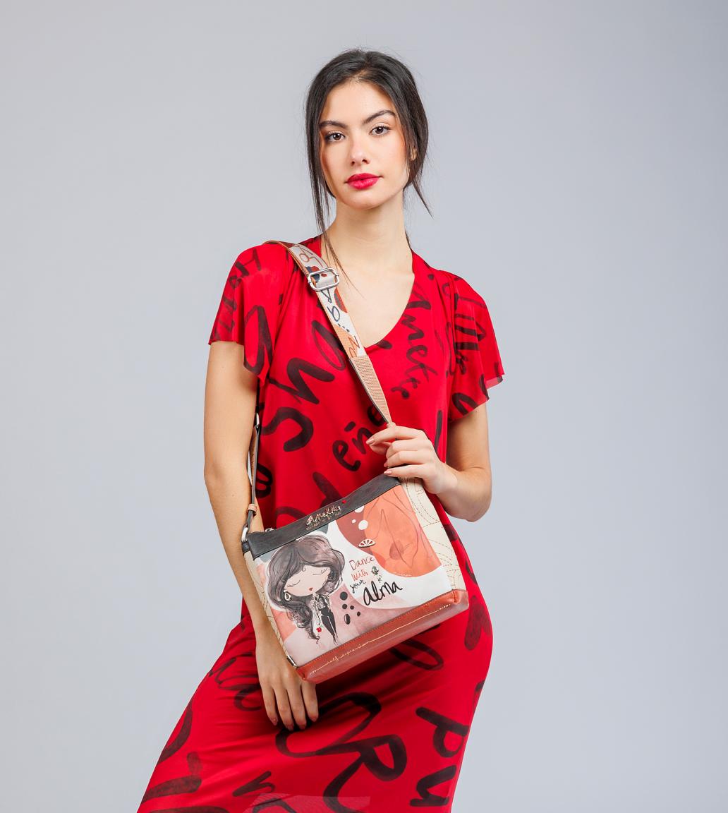 Anekke Schultertasche mit Farbprint Alma
