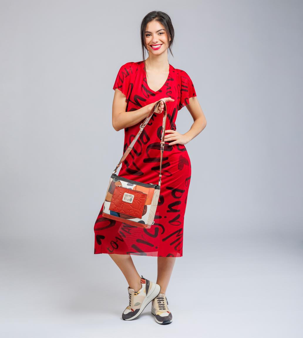 Anekke Schultertasche mit Farbprint Alma