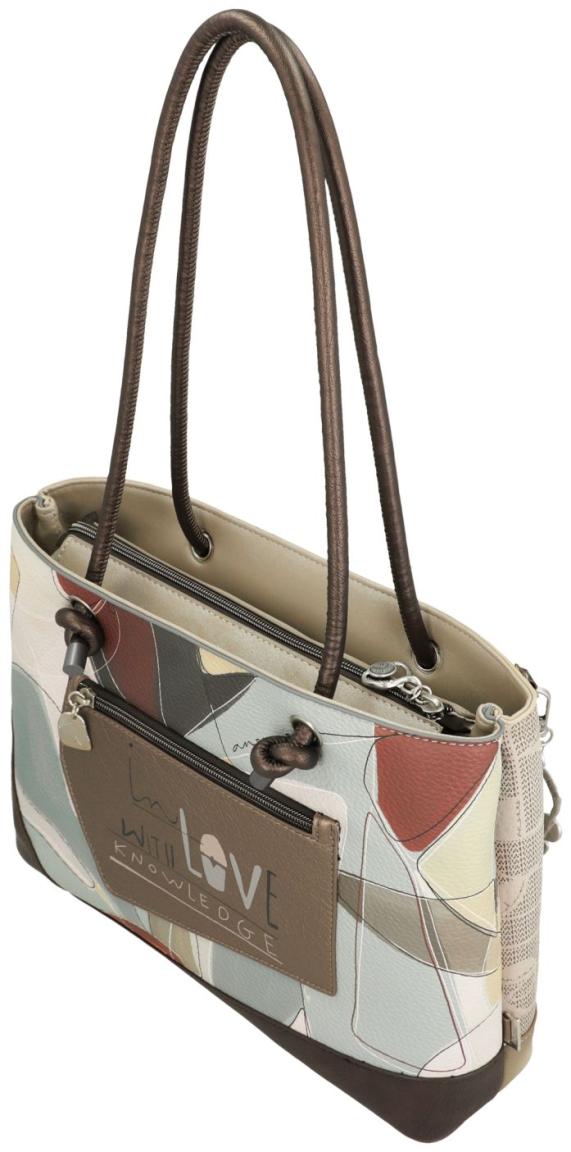 Anekke Shoppertasche beige Print Sophia