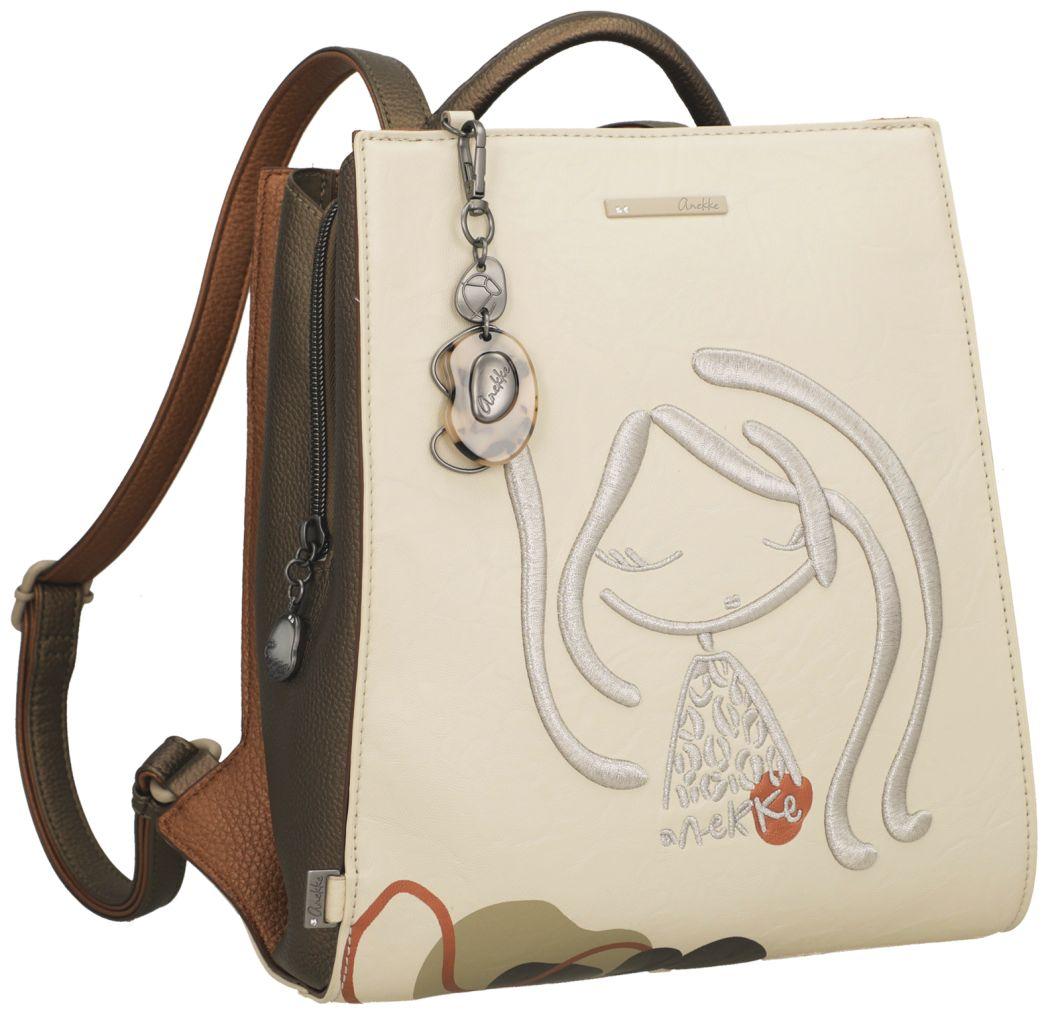 Anekke Tagesrucksack Sophia Gaia Beige Stickereien