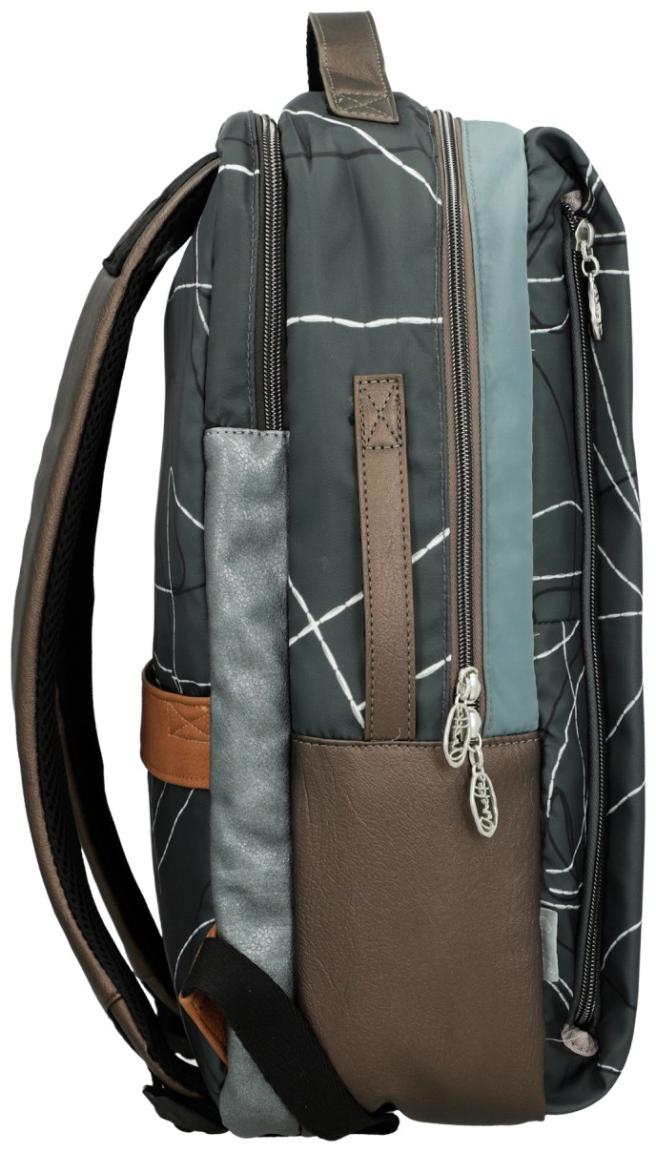 Anekke Tagesrucksack mit Laptopfach Sophia Auralis Olivgrün Nylon