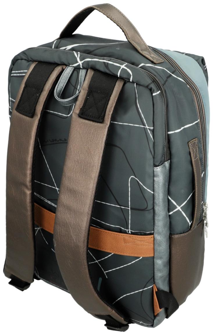 Anekke Tagesrucksack mit Laptopfach Sophia Auralis Olivgrün Nylon