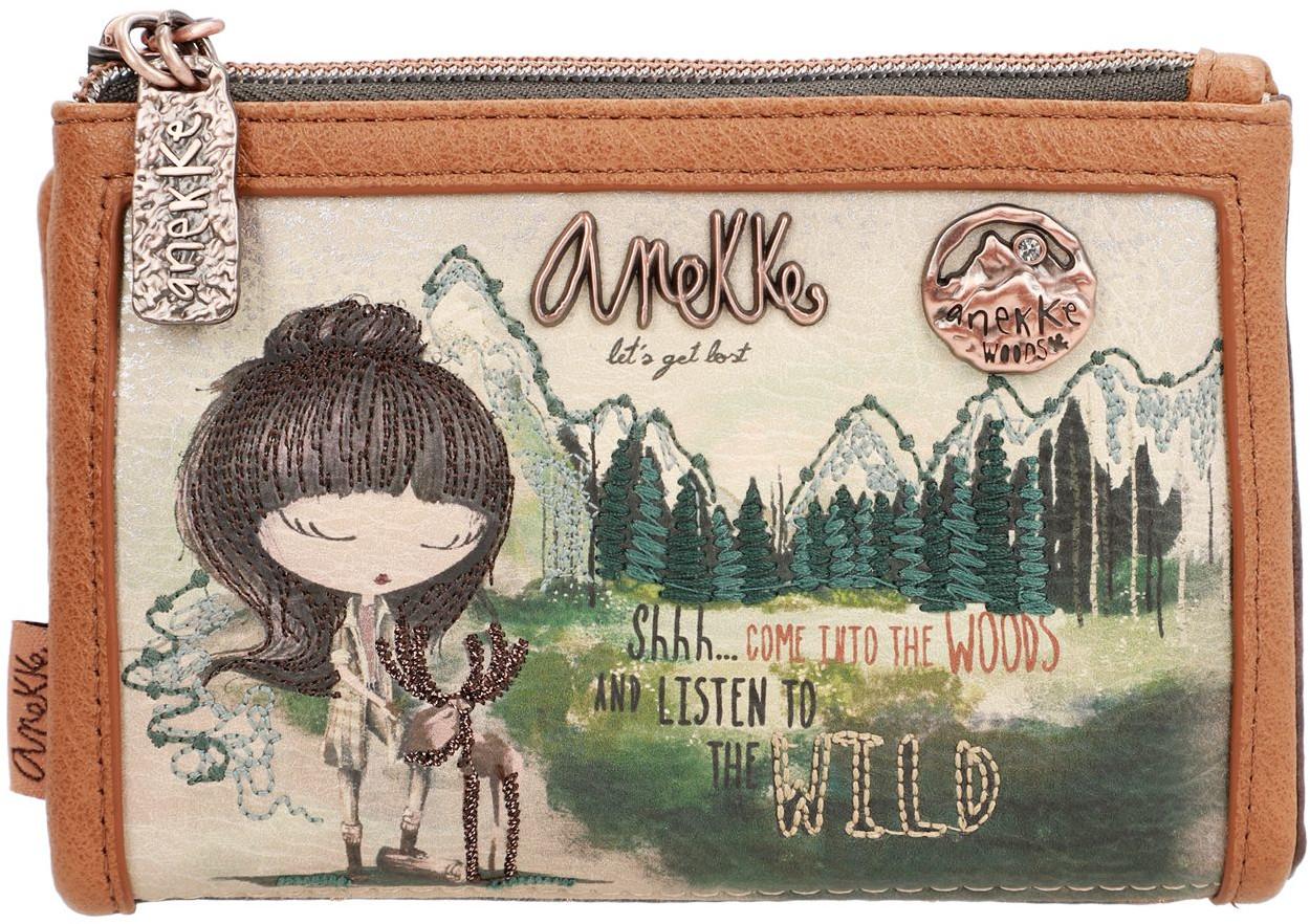 Anekke The Forest bestickte Geldtasche Kanada Lumberjack Elch